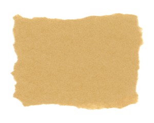 light brown cardboard tag with copy space