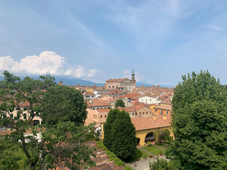 Fototapeta na wymiar view of the old town of Cittadella