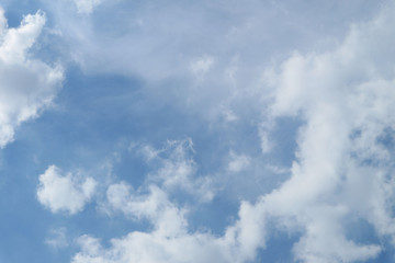 blue sky and clouds for background.     