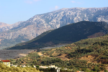 Fototapeta na wymiar Landschaft, Gebirge, Berge, Kreta