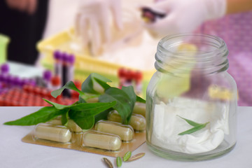 Andrographis paniculata, commonly known as creat or green chireta, has the ability to suppress infection or inhibit the growth of pathogens, antiviral. Covid-19, research to produce medicine