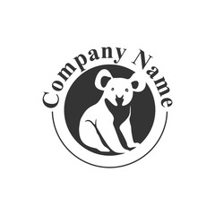 logo koalas and emblems icon vector