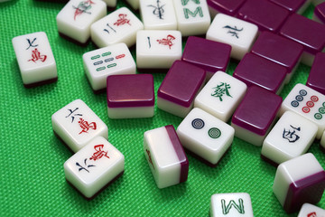 mahjong - chinese traditional tile-based game
