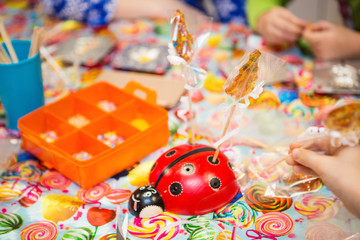 Fototapeta premium hand made candy and sweets