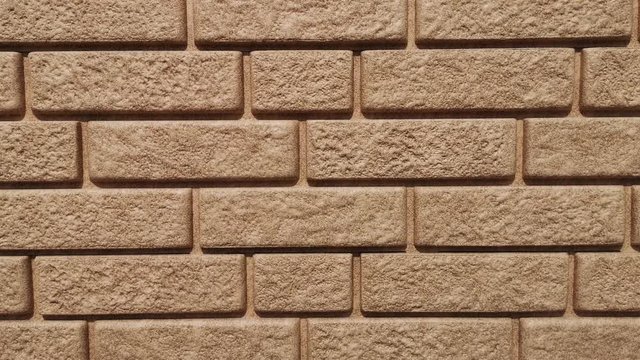 A close up of a brick wall. High quality footage