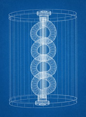 Synthetic virus - blueprint