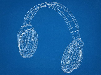 Headphone blueprint