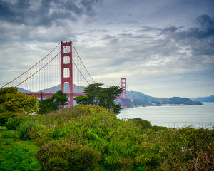 View from the Golden Gate Bridge in San Francisco, California, United States