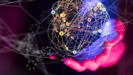  touching global network and data customer connection