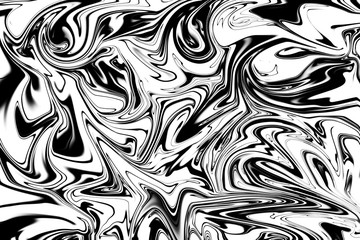 Abstract monochrome liquid background.