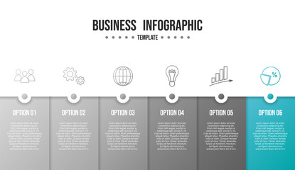 Business infographic template. Diagram. Vector