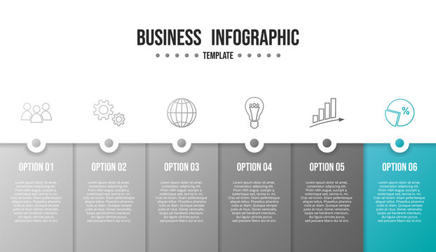 Business Infographic Template. Diagram. Vector