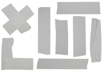 Adhesive tape isolated on white background