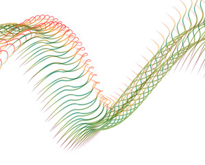 Abstract background blend wave line design for Wallpaper, Banner, Background, Card, Book Illustration, landing page