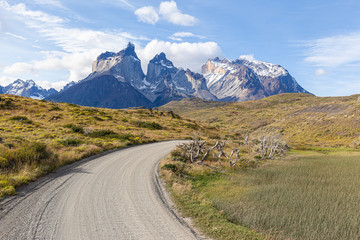 Landscape of Torres del Paine National Park