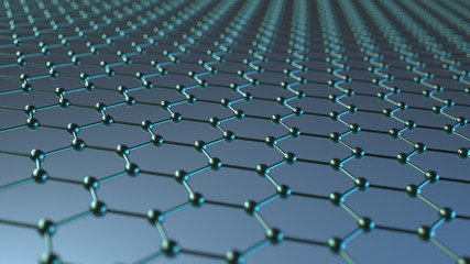 graphene structure background