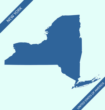 Map of New York state