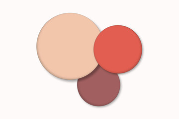  illustration of a white circle