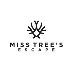 miss tree logo vector icon designs