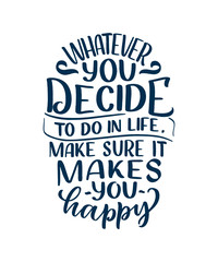 Be yourself lettering slogan. Funny quote for blog, poster and print design. Modern calligraphy text about selfcare. Vector