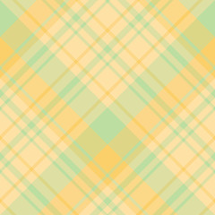 Seamless pattern in interesting great yellow and light green colors for plaid, fabric, textile, clothes, tablecloth and other things. Vector image. 2
