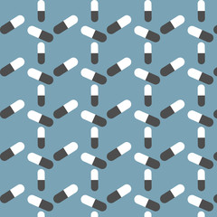 Drug pattern on white background