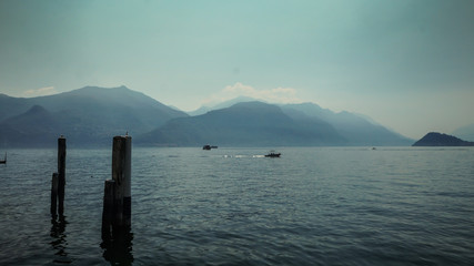 fishing boat on the lake © Lukasz