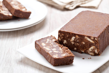 Chocolate Cake With Petit Beurre Cookies