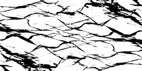 Swirled and curled stripes and brush strokes texture. Marble or acrylic atrwork imitation. Cool and swirly background. Abstract vector illustration. Black isolated on white. EPS10 