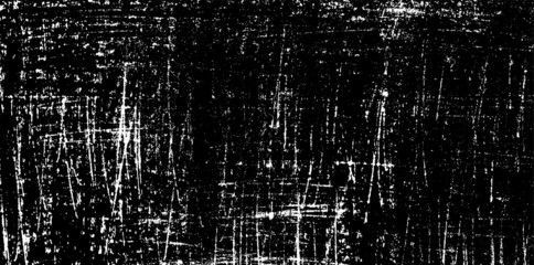 Scratched Grunge Urban Background Texture Vector. Dust Overlay Distress Grainy Grungy Effect. Distressed Backdrop Vector Illustration. Isolated Black on White Background. EPS 10.