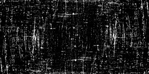 Scratched Grunge Urban Background Texture Vector. Dust Overlay Distress Grainy Grungy Effect. Distressed Backdrop Vector Illustration. Isolated Black on White Background. EPS 10.