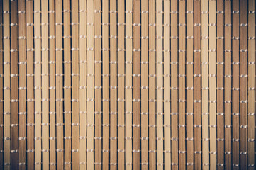 brown bamboo Mat - stand food, close-up, macro