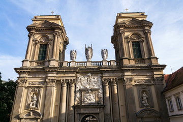 The Dietrichstein Tomb cultural monument with Church of St. Anne, Mikulov, Moravia, Czech Republic,...