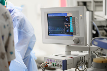 Apparatus for measuring heart rate, respiratory rate, temperature, pressure and ECG