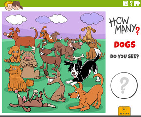 how many dogs educational task for children