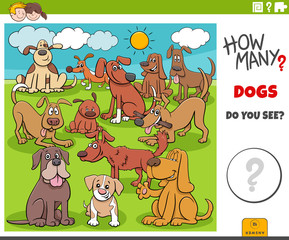how many dogs educational task for kids