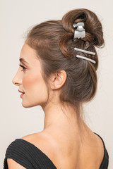 Fototapeta premium Model With Hair Clips