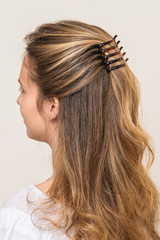 Fototapeta premium Model With Hair Clips