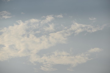Fototapeta na wymiar Blue Sky with White Clouds, Nature Background.