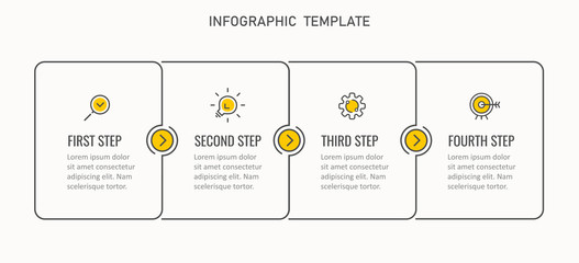 Obraz premium Vector infographic template
