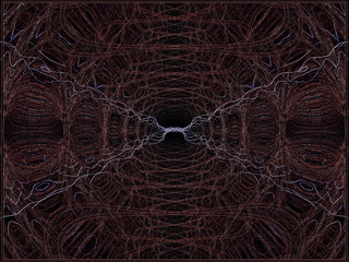 Geometric abstraction in watercolor style, multicolored intersecting stripe