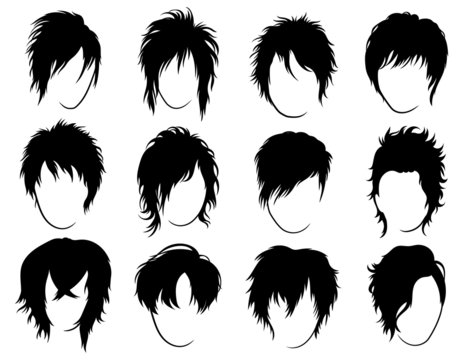 Long Male Anime Hairstyles Styles  फट शयर