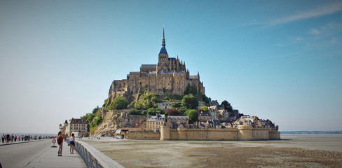 Mont Saint Michel - obrazy, fototapety, plakaty