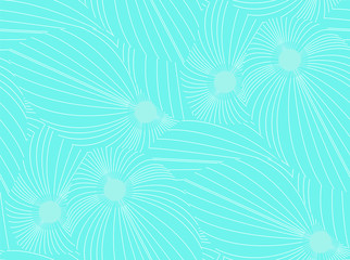 Seamless pattern of pod like shapes. 