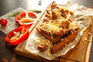 beer fried bread