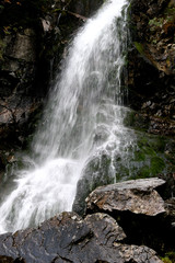 waterfall in the mountains