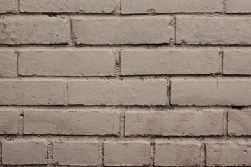 Beautiful gray brick wall close up view
