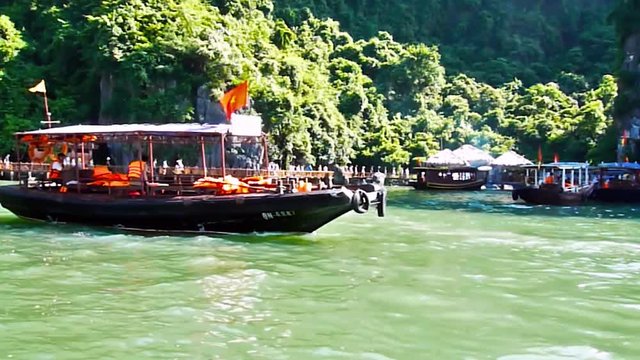 View of famous Halong Bay in Vietnam