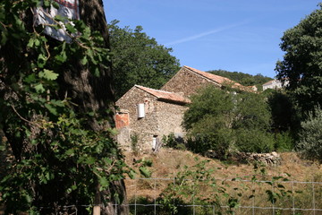 Fototapeta premium old town in the mountains of france