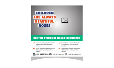 Medical Healthcare social medical banner  square Template  